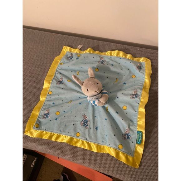 Goodnight Moon soft lovey baby blanket security blankie lovey soothey blanket - Picture 3 of 5